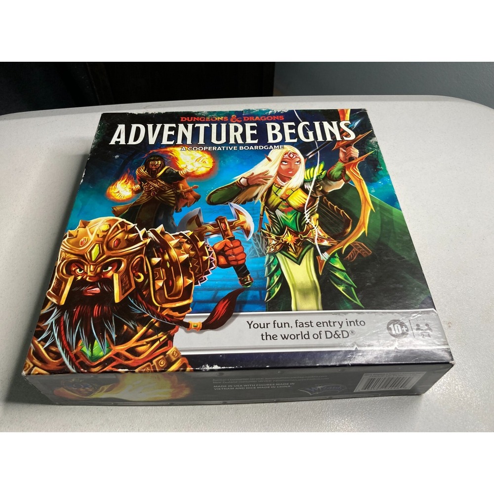 DUNGEONS and DRAGONS ADVENTURE BEGINS RPG Wizards of Coast Unpunched